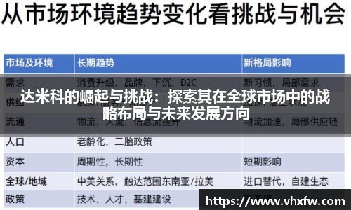 达米科的崛起与挑战：探索其在全球市场中的战略布局与未来发展方向